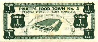 $1 Pruetts Food Town No 3